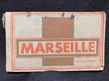 MARSEILLE France - Book of 20 Antique RPPC Postcard Booklet RARE 1880-1910 a picture