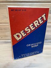 NOS Vintage Rare HTF Deseret Granulated Soap from the L.D.S Welfare Plan Sealed picture
