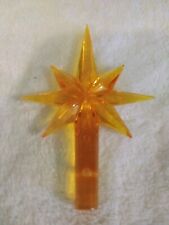 LARGE GOLD SNOWFLAKE STAR for Ceramic Christmas Tree/Topper. 3/8