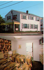 Vintage Postcard NJ Wildwood Milano Motel Interior Street View -1663 picture