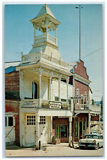 c1950's Old Firehouse at Nevada City California CA Vintage Unposted Postcard picture