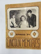 Abraham Lincoln Junior High School 1954 Yearbook Memories picture
