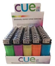 Cue II Lighters Disposable 5 Colors Adjustable Non-refillable (Lot) of 5 Lighter picture