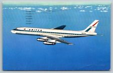 1968  United Air Lines  DC-8    Postcard picture