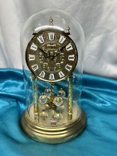 NIB Howard Miller Glass Dome Clock Model 613-170 - Made in West Germany picture