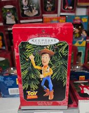 NIB Hallmark 1998 WOODY THE SHERIFF Disney Toy Story Keepsake Ornament Christmas picture