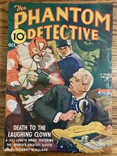 The Phantom Detective Pulp October 1942 Clown Menace Cover Fine picture