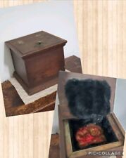 RARE Antique MASONIC 4th Degree Box With Glowing Faux Beating HEART Inside picture