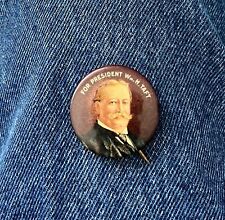 1908 For President Wm. H Taft Picture Pinback  Republican Party See  Remarks picture