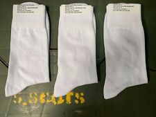 RN ROYAL NAVY WHITE COTTON SOCKS - Size: 11-14 ,  Pack of 3 , British Army  NEW picture