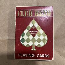 Vintage Arrco Club Reno No. 103 Cards For U.S. Government Use Chicago USA picture