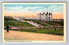 Butte MT-Montana, Grand Stand At The Gardens, Antique, Vintage Postcard picture