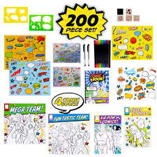 Comic Book Art Set (200 Pieces) picture
