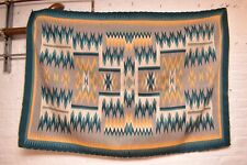 ATQ Navajo Rug native american indian Teec Nos Pos STORM LARGE WEAVING 63x44 picture