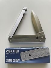Cold Steel 24TAD Triple Action Double Edge Spear Point Knife VG-1 Japan 2007 picture