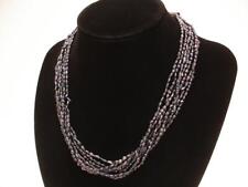 KEWA Santo Domingo 7 Strand Necklace Freshwater Pearls Sterling Silver Fixture picture