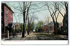 1908 ELM ST. View Dirt Road Worcester Massachusetts MA Posted Antique Postcard picture