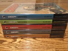 Five (5) Creepy Archives H/C Books #s 6,7,8,9,10 - Dark Horse - Sealed - Damaged picture