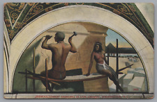 Hieroglyphics Painting in Congressional Library Washington DC Postcard c1915 picture