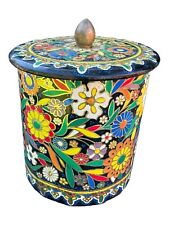 Multicolour Cloisonné Style Tin Made In Holland picture