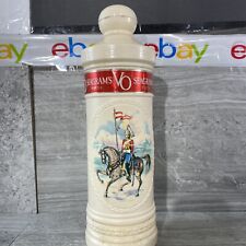 SEAGRAMS WHISKEY BOTTLE CONTAINER / PLASTIC DECOR HOLDS 5th Red Label VTG picture