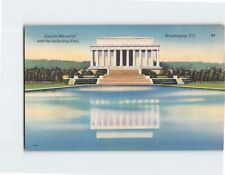Postcard Lincoln Memorial & the Reflecting Pool Washington DC picture