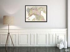 1809 Map of Northern Italy | Vintage Northern Italy Map | Northern Italy Wall Ar picture