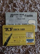 2 DIFFERENT VINTAGE ATM CARDS  USED - VOID - EXPIRED FOR COLLECTION ONLY picture