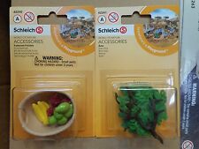 FRUIT FEED SET & BRANCHES by Schleich/ 42240/42241/ NEW IN PKG/ horse accessory picture