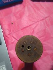 vintage industrial wood spool, 4 inch picture