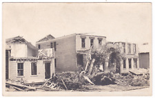 Lorain Ohio Source c. 1924 Tornado Damaged Houses Uprooted Trees Debris RPPC picture