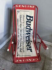 Budweiser Beach Chair Folding Canvas Chair Red Classic Budweiser Genuine Logo  picture