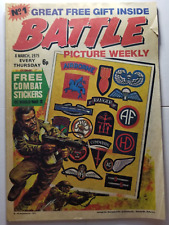 Battle Picture Weekly #1 VG (Mar 8 1975, IPC UK) 1st Rat Pack D-Day Dawson Eagle picture
