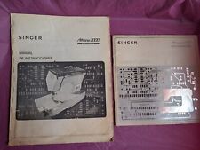 vintage 1975 Singer Athena 2000 Electronic operators guide sewing machine book picture