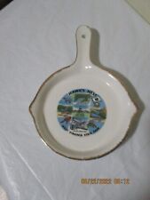 Vintage Ceramic Skillet Hawk's Nest West Virginia Souvenir Ashtray 5