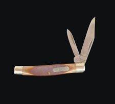 Vintage Schrade USA 33OT Folding Pocket Knife Old Timer  2 Blades Peanut Jack picture