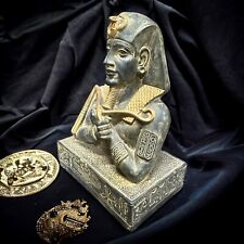 Rare Ancient Egyptian Antiques King Head Akhenaten God of Egyptian Pharaonic BC picture