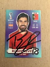 Ruben Neves, Portugal 🇵🇹 Panini FIFA World Cup 2022 hand signed picture