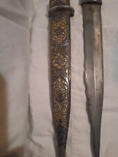Russian Nielloed silver Caucasian 40 cm- dagger with scabbard Materials:... picture