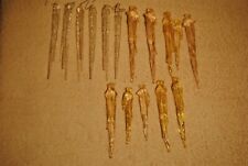 16 Vintage Icicle Christmas Ornaments or Decoration Plastic picture