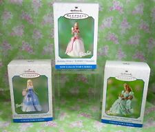 2001 - 2003 Hallmark Easter Ornament Birthday Wishes Barbie Set picture