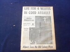 1959 JUNE 22 BOSTON AMERICAN NEWSPAPER-LIFE FOR 4 WHITES IN COED ASSULT- NP 6239 picture