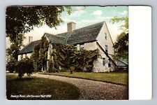 Newbury, MA-Massachusetts, Old Garrison Built 1636, Vintage Souvenir Postcard picture