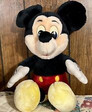 Vintage 1980s Mickey Mouse Plush Stuffed Animal DisneyWorld Disney Land 12 Inch picture