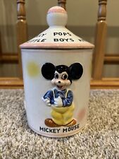 Vintage Walt Disney Lolly Pops For Good Boys Girls Jar 1961 Dan Brechner Japan picture