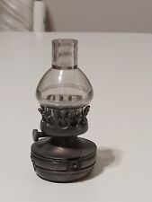 Vintage Miniature Oil Lamp Lantern Metal Pencil Sharpener Doll House Size... picture