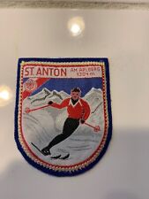 ST ANTON am Arlberg Skiing Patch Badge AUSTRIA Souvenir picture