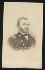 CDV Civil War Lieutenant General Ulysses S Grant Antique 1860s picture