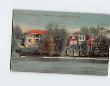 Postcard Residences Dr. Harter and A. C. Collins Elkhart Indiana USA picture