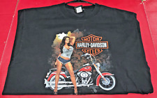 2014 Harley Davidson Genuine Nassau County Bellmore, NY T-Shirt - LARGE - AS IS picture